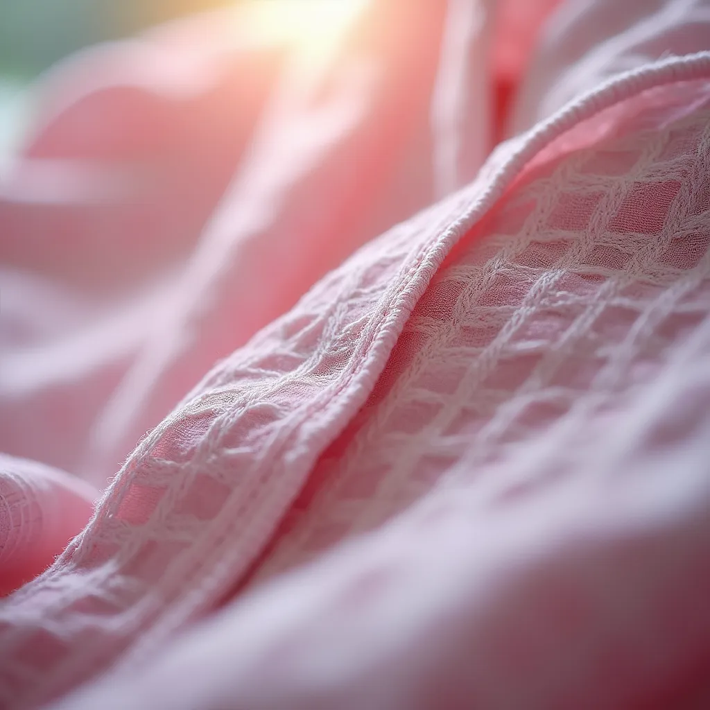 Détails de couture et lignes structurantes d'un pyjama élégant